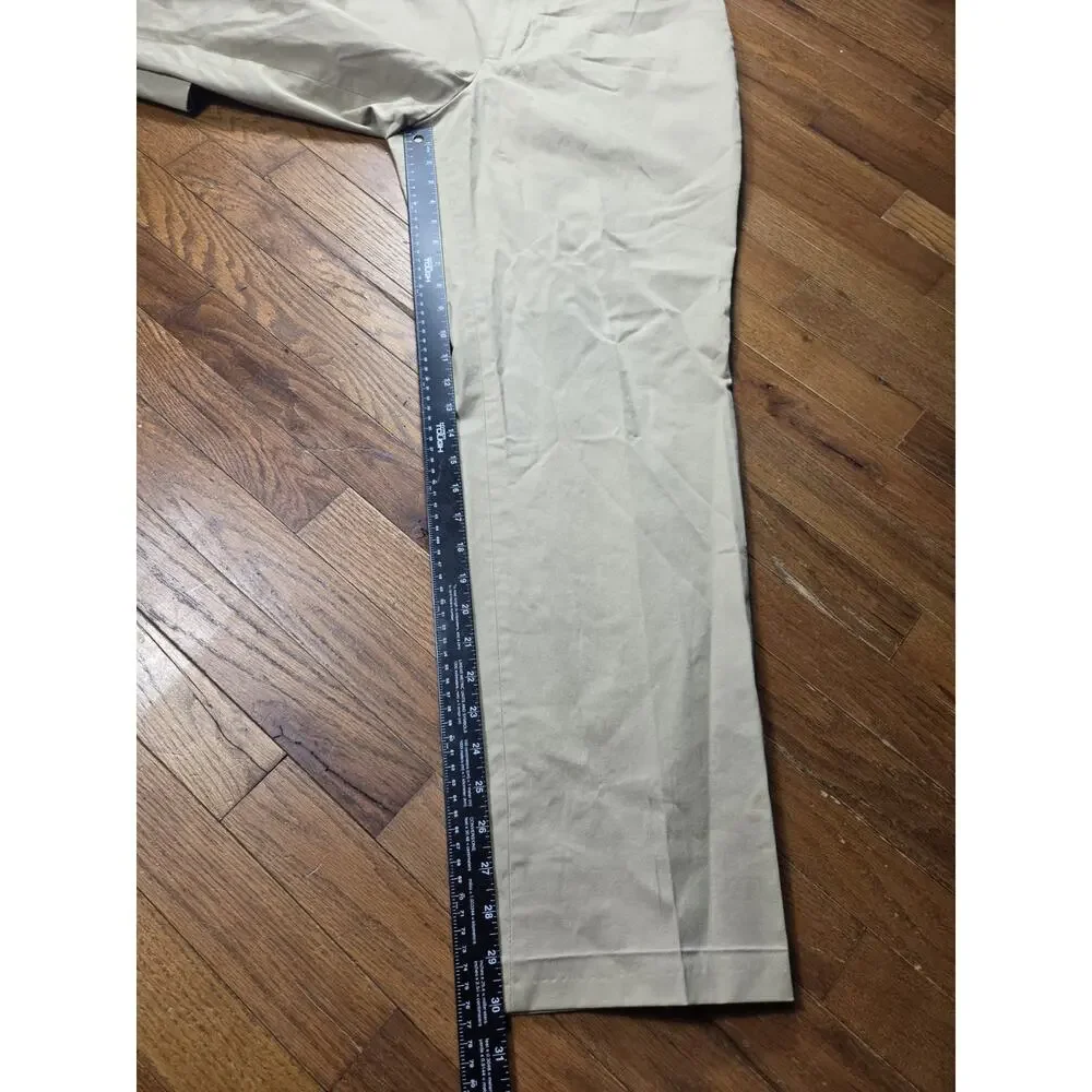 Banana Republic Mens Chino Pants 36x32 Slim Fit Khaki Tan Stretch Cotton